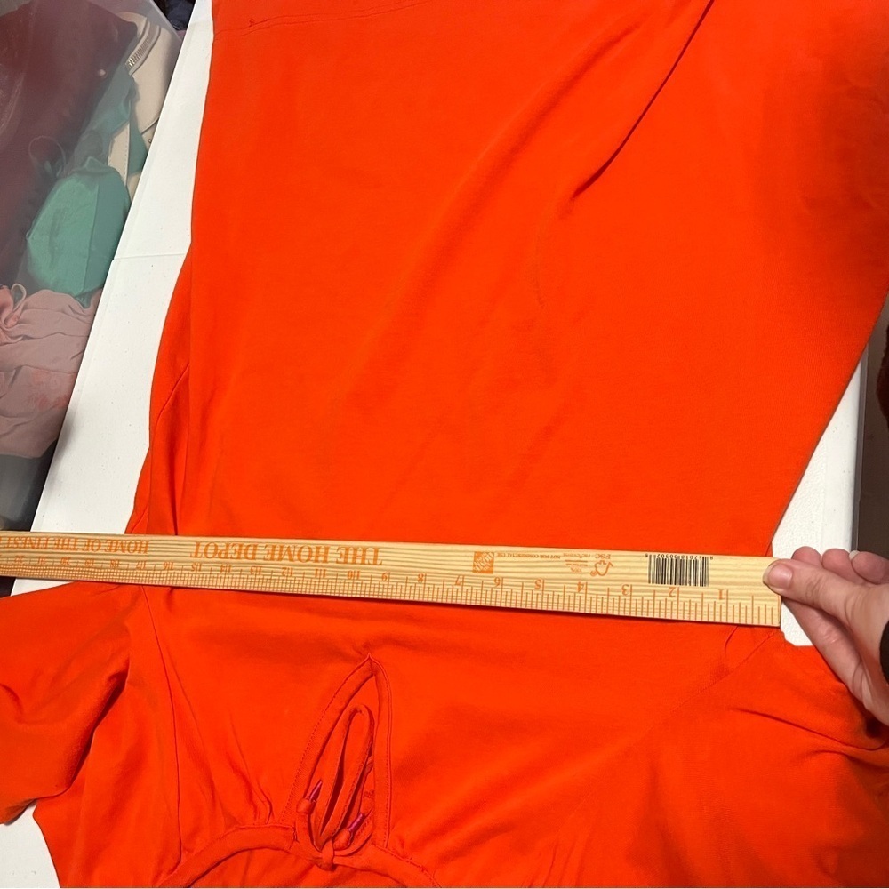 Anthropologie Orange Anais Tunic Dress Small F - Picture 11 of 11